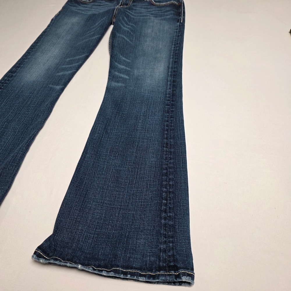 BKE Sabrina Bootcut Jeans Womens 30" Blue Medium Wash Stretch Low Rise Denim - Picture 5 of 13